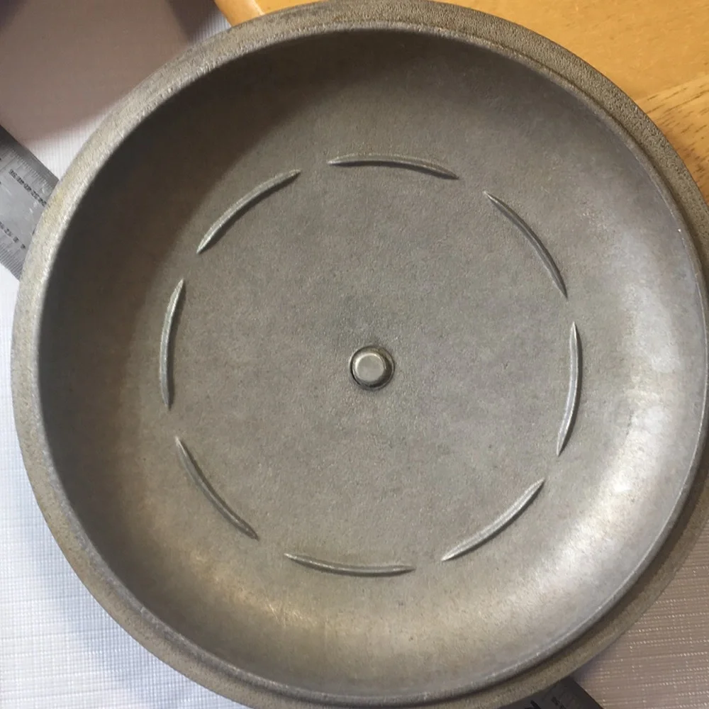 Club vintage cast aluminum red saucepan with lid.